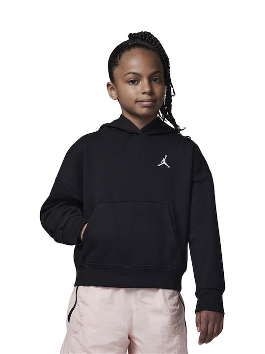 Nike Kids Sweatshirt with Hood Black