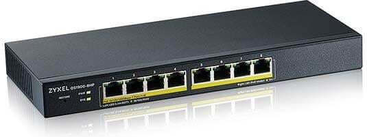 Zyxel GS1900-8HP v1 Managed L2 PoE Switch με 8 Θύρες Gigabit (1Gbps) Ethernet