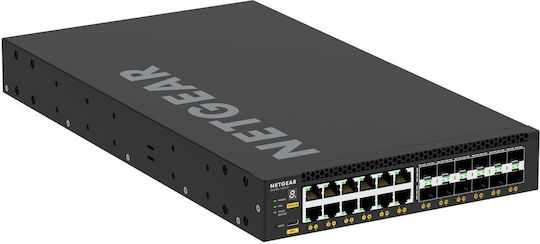 NetGear XSM4324-100NES Managed L3 Switch with 12 Gigabit (1Gbps) Ethernet Ports and 12 SFP Ports