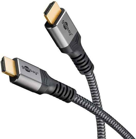 Goobay HDMI 2.1 Ultra High Speed 48Gbps 4K 120Hz HDR VRR Cable HDMI Male - HDMI Male 5m Black