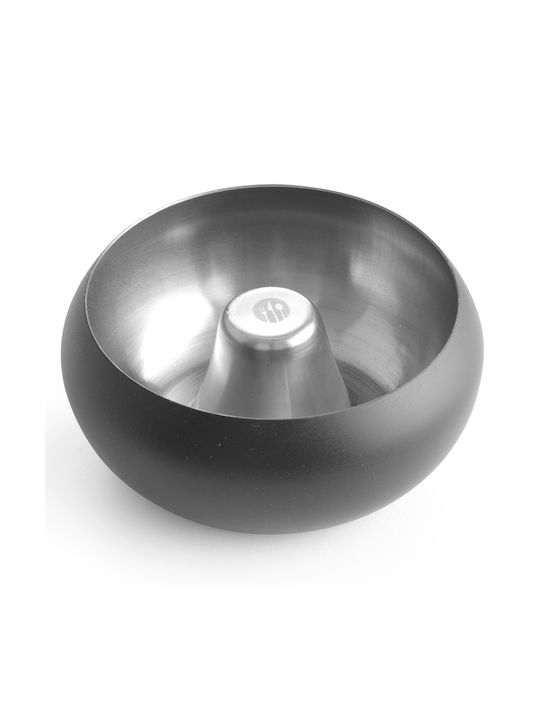 Ashtray Removable Rim Stainless Steel Black Diameter 105 Mm Hendi 440230