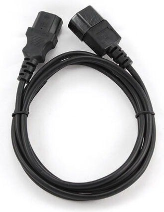 Cablexpert IEC C13 - IEC C14 Cable 5m Μαύρο PC-189-VDE-5M