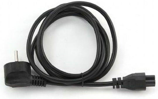 Cablexpert Schuko - IEC C5 Cable 3m Μαύρο PC-186-ML12-3M