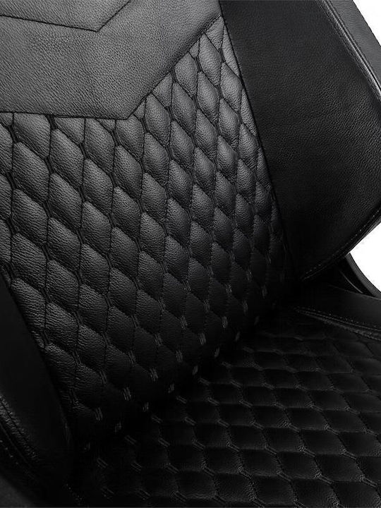 Noblechairs Epic Series Real Leather Gaming Chair – Black με Ρυθμιζόμενα Μπράτσα Μαύρη