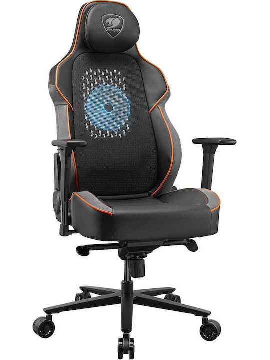 Cougar NxSys Aero Καρέκλα Gaming Δερματίνης με Ρυθμιζόμενα Μπράτσα και RGB Φωτισμό Μαύρη