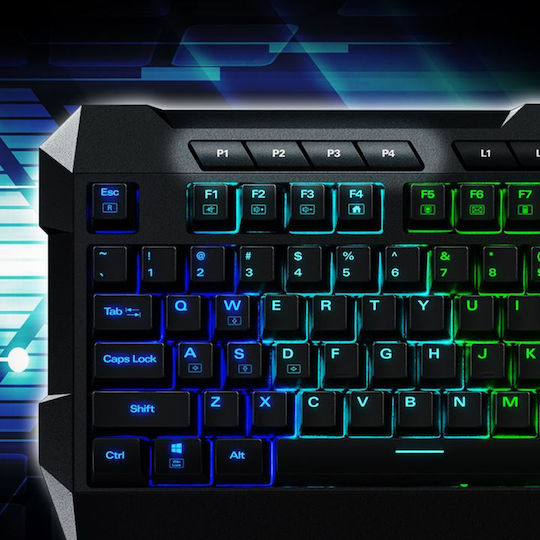 Sharkoon Skiller SGK4 Гейминг Клавиатура с RGB подсветка (Английски US) Черен