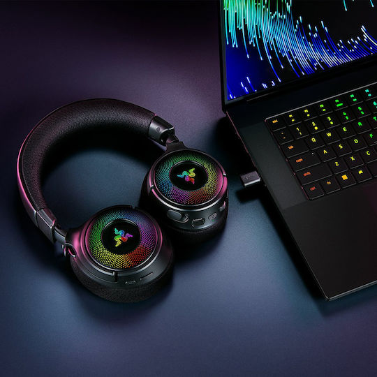 Razer Kraken V4 Wireless On Ear Gaming Headset with Bluetooth / USB Connectivity for PC / PS4 / PS5