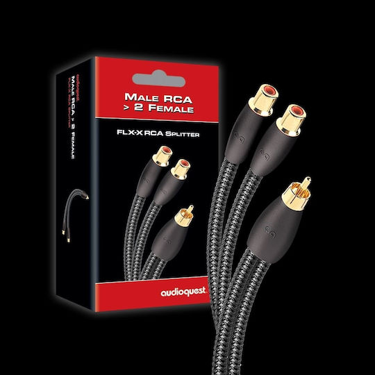 Audioquest FLX-X RCA-Kabel - RCA-Buchse 0,15m