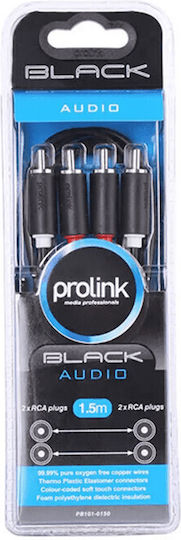 Prolink Cablu RCA De Sex Masculin - RCA De Sex Masculin 5m PB101-0500