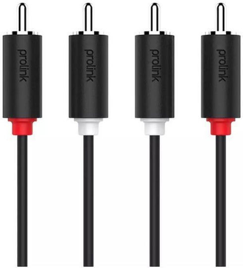 Prolink Cablu RCA De Sex Masculin - RCA De Sex Masculin 5m PB101-0500