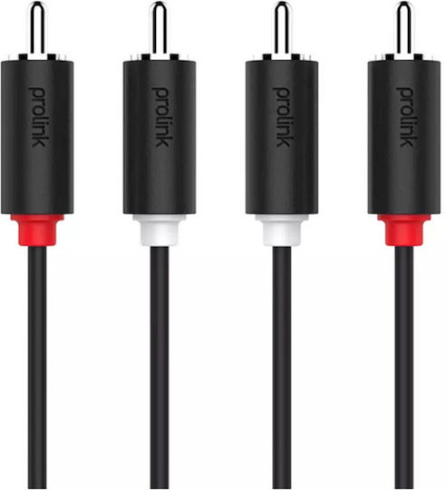 Prolink Cablu RCA De Sex Masculin - RCA De Sex Masculin 5m PB101-0500