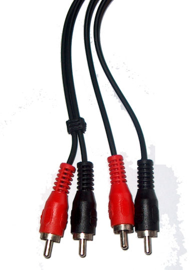 Cabletech Кабел 2x RCA мъжки - 2x RCA мъжки 10м KPO2610-10