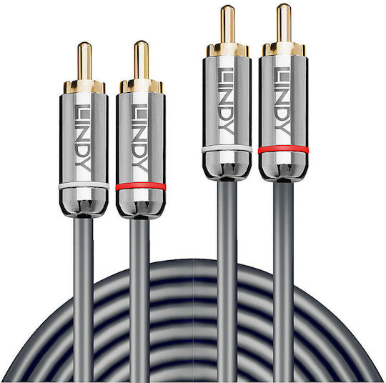 Lindy Cable 2x RCA male - 2x RCA male 1m 35345