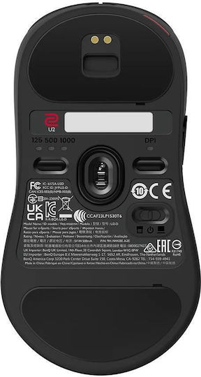 BenQ U2 Безжична Геймърска Мишка 3200 DPI Черен