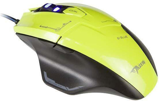 E-Blue Mazer Gaming Gaming Maus Gelb