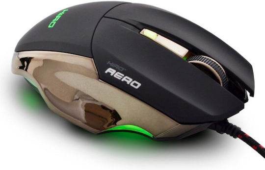 Hiro Aero V2 Gaming Ποντίκι 3200 DPI Μαύρο