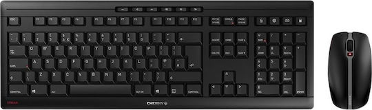 Cherry Stream Fără fir Set tastatură și mouse Engleză US