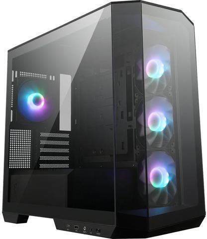 MSI MAG Pano M100R Gaming Mikro-Turm Computergehäuse mit Seitenfenster Schwarz