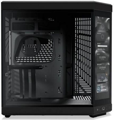HYTE Y70 Gaming Midi-Turm Computergehäuse mit Seitenfenster Schwarz