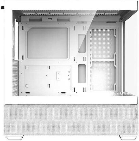 Darkflash DS900 AIR Gaming Midi-Turm Computergehäuse mit Seitenfenster Weiß