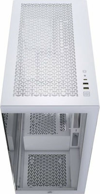 Corsair 3500X Gaming Midi Tower Computer Case with Window Panel White