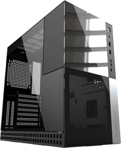 Geometric Future M4 Caliburn Gaming Middle Tower Carcasă PC Cu Deschidere Laterală Neagră