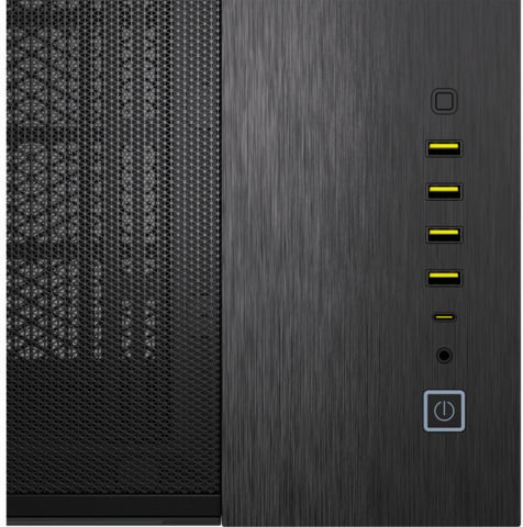 Corsair 6500X Gaming Middle Tower Carcasă Calculator cu Fereastră Laterală Black/Obsidian Aluminum