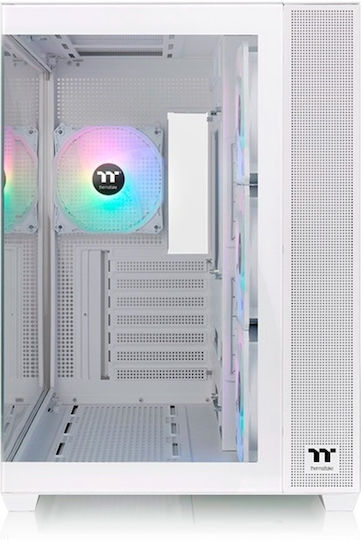 Thermaltake View 380 TG ARGB Gaming Midi Tower Κουτί Υπολογιστή Λευκό