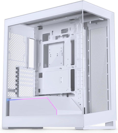 Phanteks NV5 MKII Gaming Midi-Turm Computergehäuse mit Seitenfenster Weiß