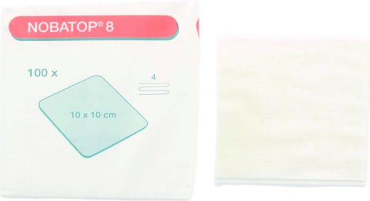 Nobamed Gaze Medicale Non-Sterile 10x10cm 100 Bucăți