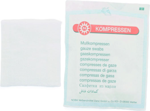 Nobamed Αποστειρωμένες Γάζες 10x10cm 60τμχ