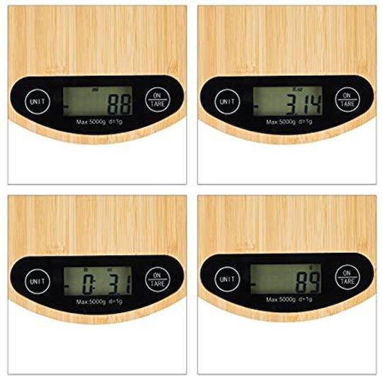 Relaxdays Ψηφιακή Ζυγαριά Κουζίνας έως 5kg Πολύχρωμη