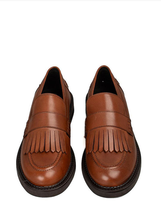 Geox Γυναικεία Loafers σε Καφέ Χρώμα