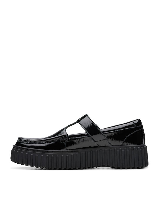 Torhill Patent Leather Women's Loafers in Black Color