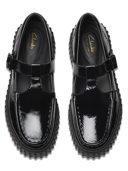 Torhill Patent Leather Women's Loafers in Black Color