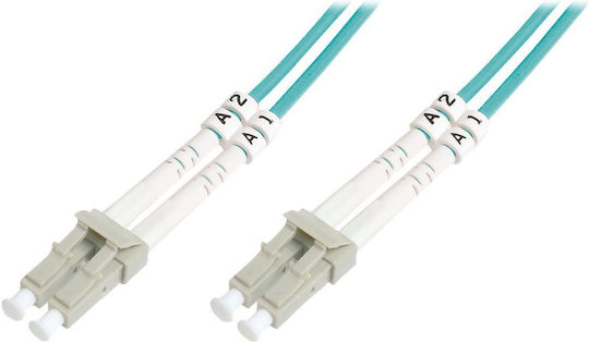 Digitus Cablu De Rețea Cu Fibră Optică LC-LC 20m Turcoaz