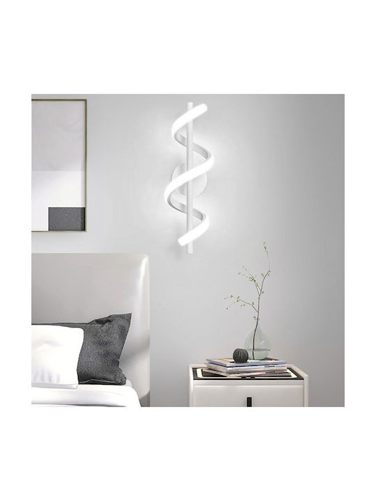 Powertech Lamp Wall with Integrated LED and Natural White Light 13x17x13cm