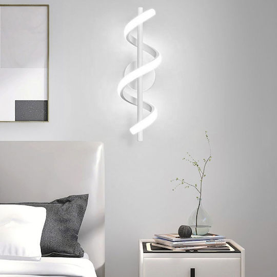 Powertech Leuchte Wand mit Integrierter LED und Neutralweißes Licht 13x17x13cm