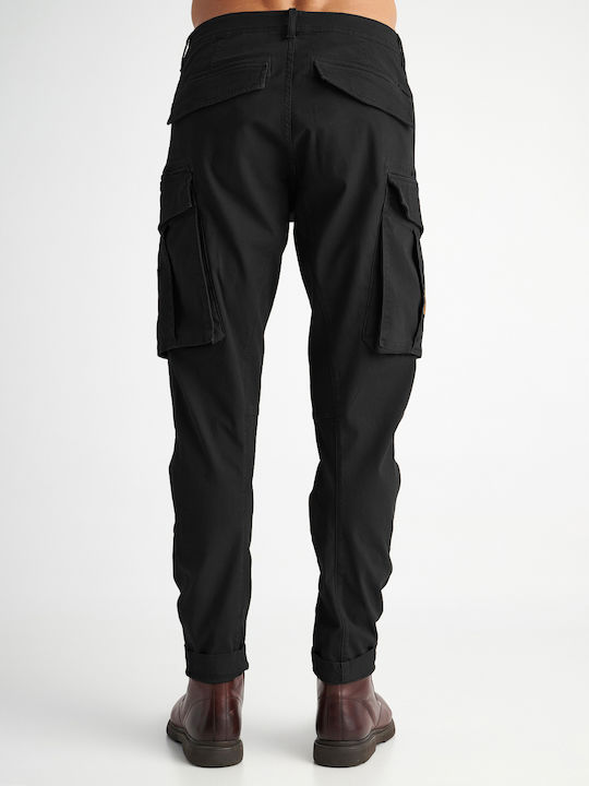 Staff Herrenhose Cargo in Normaler Passform Black