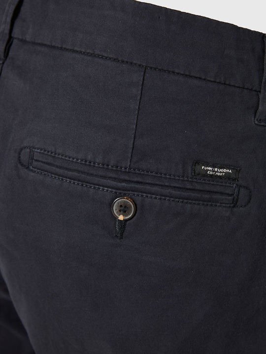 Trousers Chino in Regular Fit Navy Blue