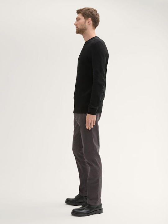 Travis Pantaloni Chino Elastic cu Croială Slim Gray