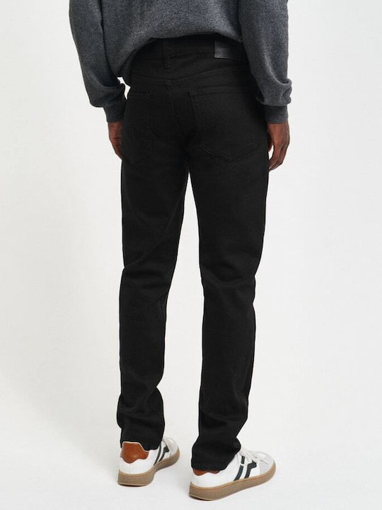 Gant Men's Jeans Pants in Slim Fit Stay Black