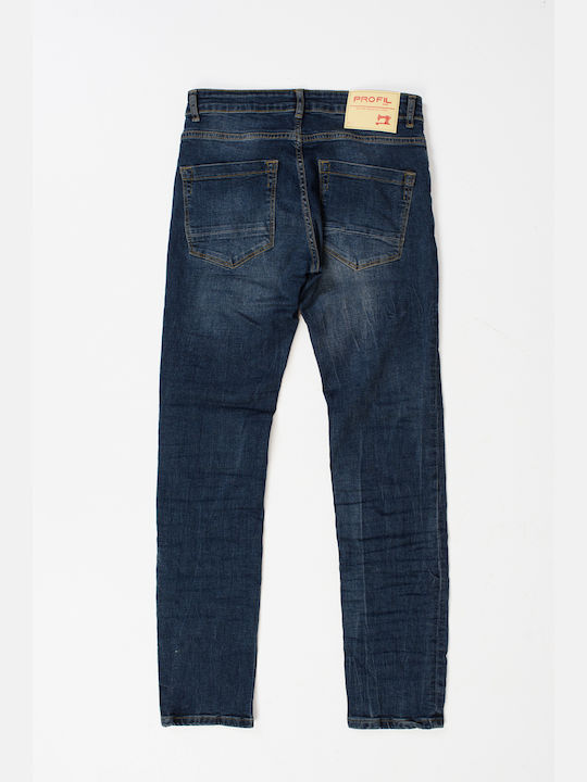 Profil Men's Jeans Pants in Straight Line Blue