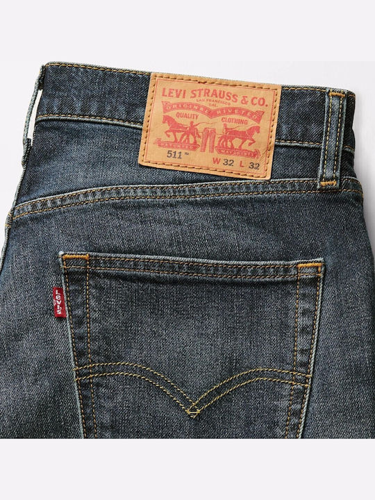 511 Ανδρικό Παντελόνι Τζιν με Slim Εφαρμογή Dark Indigo