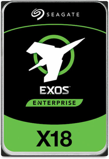 Seagate Exos X18 512e/4Kn 10TB HDD Σκληρός Δίσκος 3.5" SATA III 7200rpm με 256MB Cache για NAS / Server ST10000NM018G