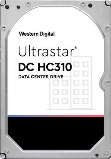 Western Digital Ultrastar DC HC310 4TB HDD Festplatte 3.5" SAS 3.0 7200Umdrehungen pro Minute mit 256MB Cache für Server 0B35914