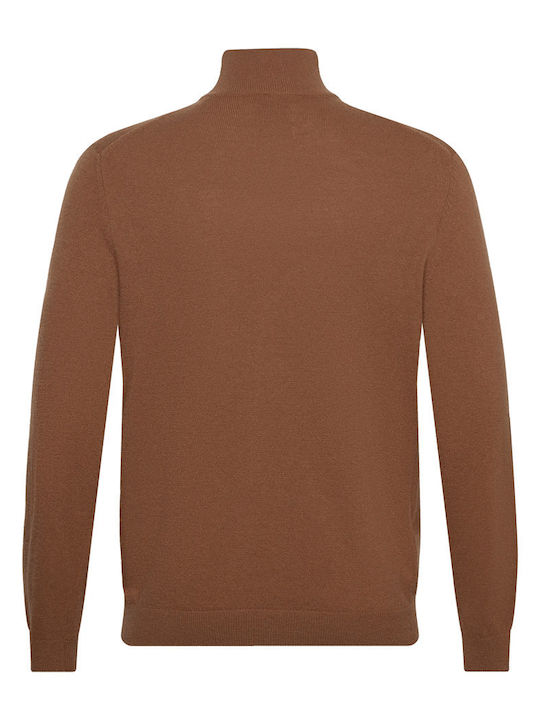 Men's Knitted Cardigan Brown