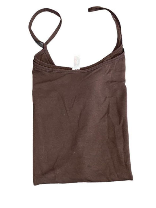 Minerva Women's Sleeveless T-Shirt Coffee