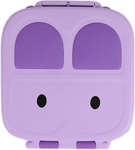 Baby Donkey Kids' Food Container made of Silicone 1.6lt Purple x x 7pcs