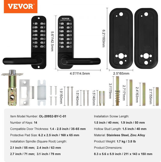 Vevor Lacăt Electronic